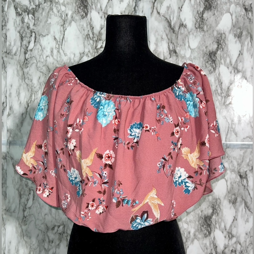 Miley + Molly Floral Women’s Crop Top